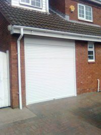 White Compact Rolling Doors